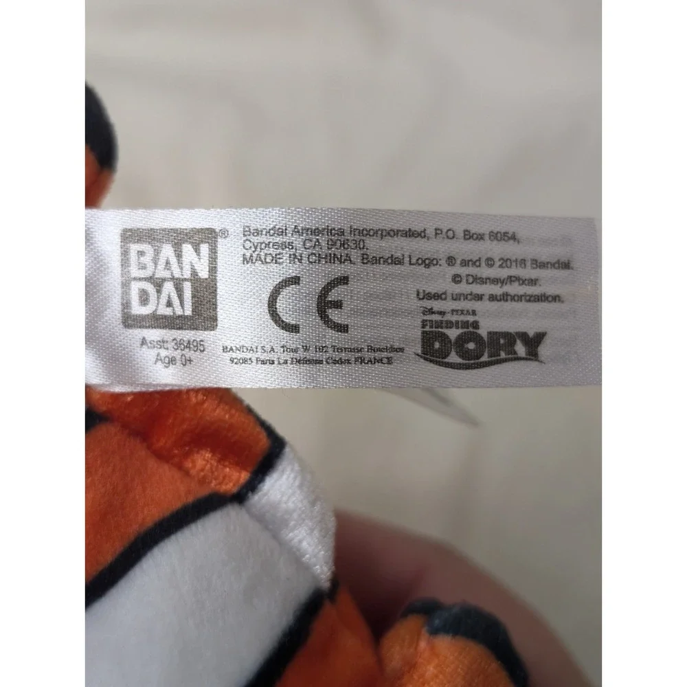 Disney Finding Dory Nemo Bean Bottom Plush By‎ BANDAI 6